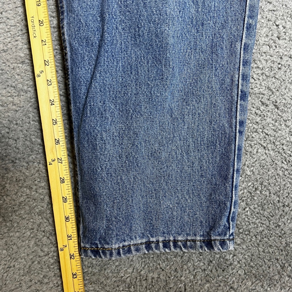 Levi's 550 Relaxed Fit Jeans Mens 44x32 Blue Excellent Tapered Leg Denim - Picture 6 of 9